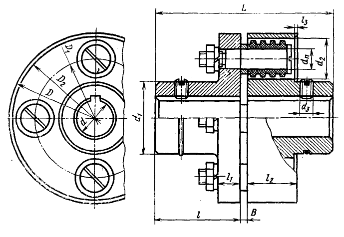 Муфта упругая втулочно-пальцевая (МУВП)