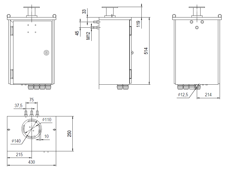Привод электродвигательный (ПД-14М)